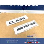 W118 CLA35 AMG LOGO SET ZWART emblemen CLA 35 Klasse 2018-20, Auto-onderdelen, Carrosserie en Plaatwerk, Gebruikt, -, Ophalen of Verzenden