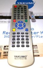YAKUMO Record Master HDD DVD+RW Remote Control Fernbedienung, Ophalen of Verzenden, Refurbished, Origineel, Dvd
