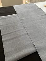 2 Grijze Tafellopers Katoen 43x120cm, Huis en Inrichting, Keuken | Textiel, Ophalen of Verzenden