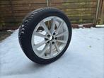 Vier velgen met Michelin winterbanden 225/45/R17, Auto-onderdelen, Banden en Velgen, Ophalen, 17 inch, Winterbanden, 225 mm