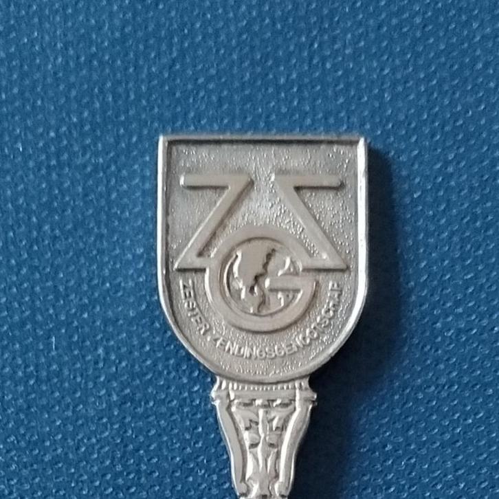 verzilverd lepeltje ZZG Zeister Zendingsgenootschap, Zeist, Antiek en Kunst, Antiek | Bestek, Ophalen of Verzenden