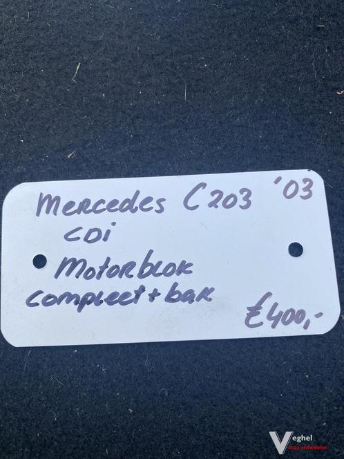 Mercedes C203 CDI 2003 Motorblok met bak, Auto-onderdelen, Motor en Toebehoren, Gebruikt, Ophalen
