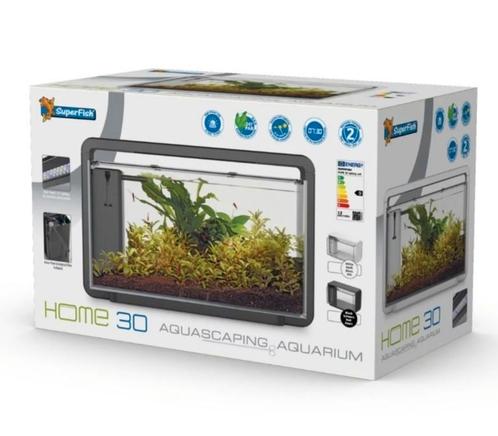 Home 30 aquarium in zwart en wit, Dieren en Toebehoren, Vissen | Aquaria en Toebehoren, Nieuw, Leeg aquarium, Ophalen