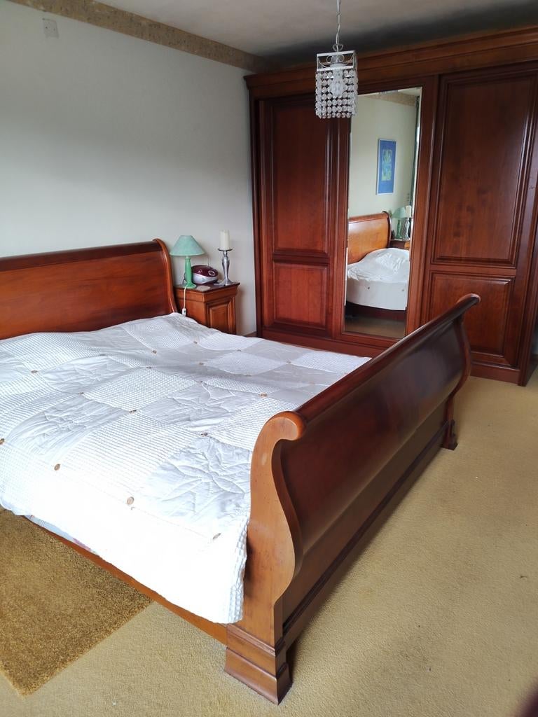 UNIEK!! Antieke Kaptafel, plus grote Schuifdeuren- kast, Ophalen, Gebruikt, Tweepersoons, Klassiek