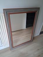 Spiegel met houten frame, Ophalen, 100 tot 150 cm, Zo goed als nieuw, Rechthoekig