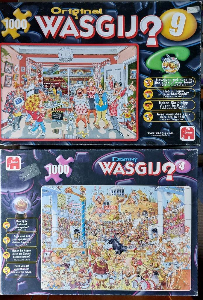 Wasgij puzzels 1000 stukjes, Hobby en Vrije tijd, Denksport en Puzzels, Gebruikt, Legpuzzel, 500 t/m 1500 stukjes, Ophalen of Verzenden