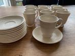 Wedgwood Edme koffieservies 10 kop en schotels, Ophalen of Verzenden