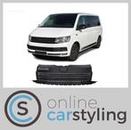 Embleemloze Grill VW Transporter T6 Zwart, -, Volkswagen, -, Nieuw