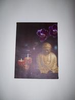Doek met bouddha erop met verlichting, Ophalen, Minder dan 50 cm, Overige typen, Zo goed als nieuw