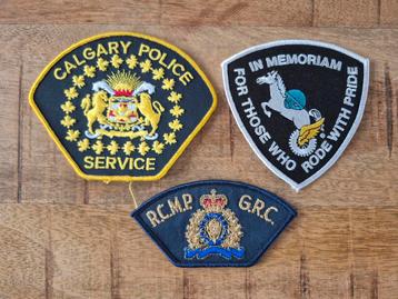 Politie Emblemen Canada  beschikbaar voor biedingen