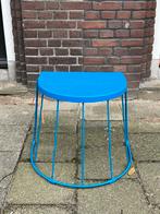 Vintage Ikea krukje Tranaro helderblauw 1990, Ophalen of Verzenden, Gebruikt, IJzer