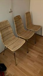 3 vintage ikea linus stoelen 1999, Ophalen, Gebruikt, Metaal, Drie