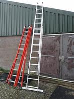 ladder 6-9mtr reformladder Altrex Petry 3x12 of 2x10 of 2x16, Doe-het-zelf en Verbouw, Ladders en Trappen, Ladder, Gebruikt, 4 meter of meer
