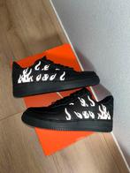 Custom Air Force 1 Zwart, Ophalen, Zwart, Nike, Sneakers of Gympen