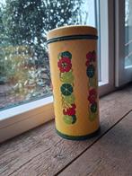 Vintage Verkade Beschuitbus Oost-Indische Kers, Ophalen of Verzenden, Minder dan 50 cm, Minder dan 50 cm