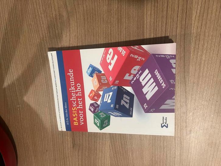 A.G.A. van der Meer - Basisscheikunde voor het HBO, Boeken, Wetenschap, Zo goed als nieuw, Natuurwetenschap, Ophalen of Verzenden