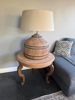 Franse brocante eiken bijzettafel, Ophalen