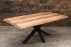 Eetkamertafel mango met boomstam blad uit voorraad, Huis en Inrichting, Tafels | Eettafels, Overige materialen, Nieuw, Ophalen of Verzenden