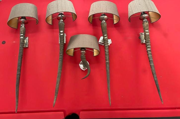 Set van 5 Stout Verlichting Hemingway wandlampen–luxe design, Huis en Inrichting, Lampen | Wandlampen, Zo goed als nieuw, Ophalen of Verzenden