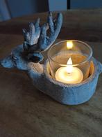 Waxinelichtjes lichtjes houder hert, Ophalen of Verzenden, Zo goed als nieuw, Overige materialen, Minder dan 25 cm