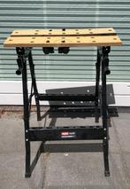 fraaie werkbank Duro inklapbaar vintage, Doe-het-zelf en Verbouw, Werkbanken, Ophalen of Verzenden, Gebruikt, Bankschroef