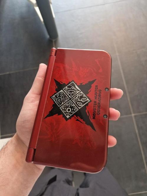 nintendo new 3ds xl monster hunter editie, Spelcomputers en Games, Games | Nintendo 2DS en 3DS, Zo goed als nieuw, 1 speler, Ophalen of Verzenden