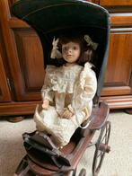 Antieke Porseleinen Pop, Verzamelen, Poppen, Ophalen of Verzenden, Zo goed als nieuw, Pop