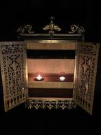 antieke koperen tabernakel uit religieuze instelling, Antiek en Kunst, Antiek | Religie, Ophalen
