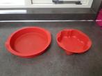 Tupperware multiflex bakvormen rood, Huis en Inrichting, Ophalen of Verzenden, Zo goed als nieuw, Rood