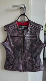 Te koop: gloednieuw en mooi leren motorvest dames, maat M, Motoren, Ophalen of Verzenden, Nieuw zonder kaartje, Dames, Jas | leer
