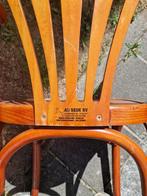 4 thonet cafe stoelen, Ophalen, Gebruikt, Bruin, Bruin cafe stijl