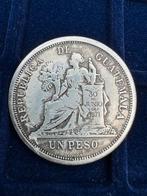 Guatemalteekse "Un Peso" munt uit 1871, Ophalen of Verzenden, Buitenland, Munten
