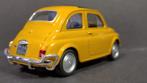 Fiat 500 mosterd geel 1:34 Welly Pol, Verzenden