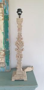 Landelijke lamp, aura peeperkorn, h 68 cm., Huis en Inrichting, Lampen | Tafellampen, Ophalen of Verzenden, Nieuw, Minder dan 50 cm