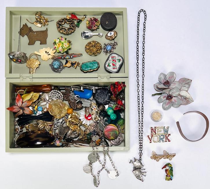 973. Bijouterie, 20e eeuw, Sieraden, Tassen en Uiterlijk, Overige Accessoires, Gebruikt, Ophalen of Verzenden