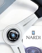 Nardi Classico 390mm stuur sportstuur leder zwart zilver, Ophalen of Verzenden