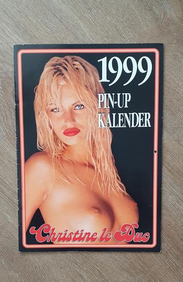 Pin up kalender uit 1999 van Christine Le Duc beschikbaar voor biedingen