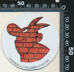 Sticker: Steenbok, Ophalen of Verzenden, Zo goed als nieuw, Strip of Tekenfilm