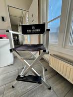 Te koop: aluminium visagie en make-up stoel, Sieraden, Tassen en Uiterlijk, Uiterlijk | Cosmetica en Make-up, Ophalen of Verzenden