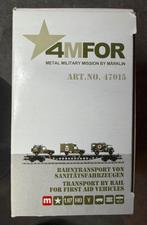 Märklin HO 47015  4MFOR Militair hulp transport, Hobby en Vrije tijd, Modeltreinen | H0, Wisselstroom, Ophalen of Verzenden, Märklin
