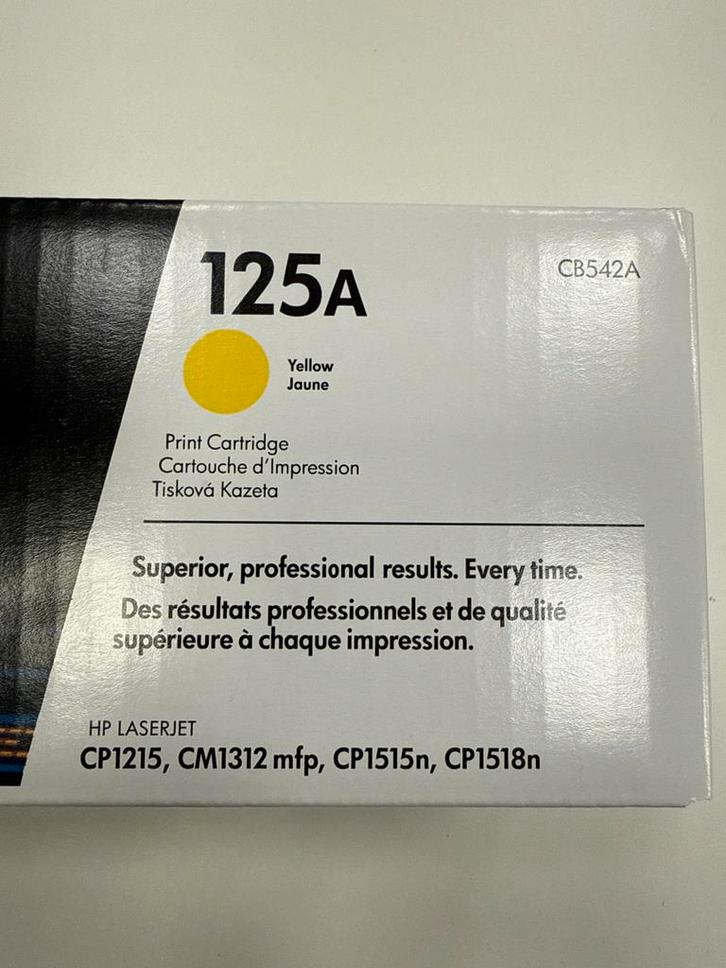 HP 125A CB542A Toner - Geel - Nieuw, Computers en Software, Printerbenodigdheden, Nieuw, Toner, Ophalen of Verzenden