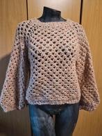 Handgemaakte Gehaakte Trui M/L, Kleding | Dames, Truien en Vesten, Handgemaakt, Ophalen of Verzenden, Zo goed als nieuw, Maat 38/40 (M)
