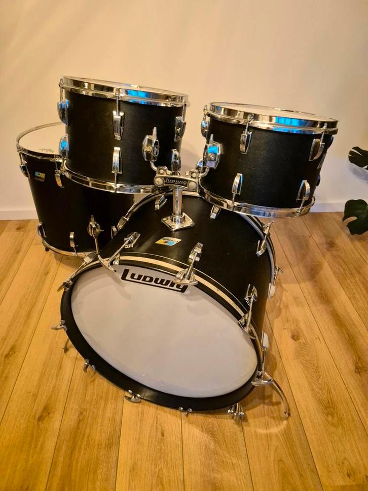 Ludwig "Hollywood" Black Panther kit - vintage 1970s, Muziek en Instrumenten, Drumstellen en Slagwerk, Gebruikt, Ophalen of Verzenden