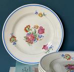 Moulin des Loups set van 6 vintage ontbijtbordjes, Huis en Inrichting, Verzenden, Porselein, Overige stijlen, Bord(en)