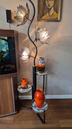 Zeldzame vintage lotuslamp vloerlamp lotusbloemen 180 cm, Antiek en Kunst, Antiek | Lampen, Ophalen