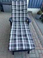 Ligbed, Tuin en Terras, Ophalen, Gebruikt, Aluminium, Verstelbaar