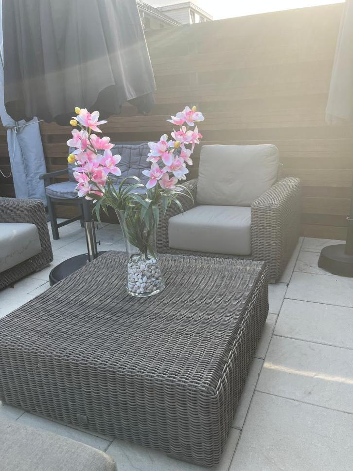 4seasons 5 delige set in exclusieve LEAF PROVANCE versie!, Tuin en Terras, Tuinsets en Loungesets, Gebruikt, Loungeset, Wicker