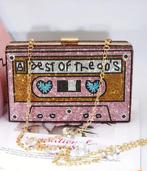 Clutch Jaren 90 Cassette Band, Overige materialen, Nieuw, Ophalen of Verzenden, Roze