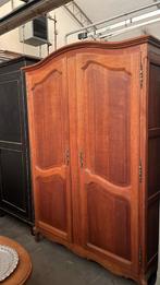 Brocante Queen Ann kledingkast, Huis en Inrichting, Kasten | Kledingkasten, Ophalen, Studio Larilo, 100 tot 150 cm, Met hangruimte