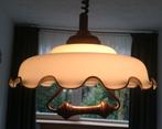 Prachtig retro vintage hanglamp, verstelbare mbv trekpendel, Huis en Inrichting, Lampen | Hanglampen, Ophalen of Verzenden, Zo goed als nieuw